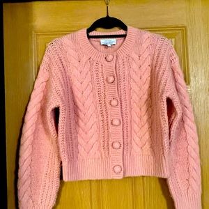 & Other Stories Cropped Cable Cardigan barely worn, priced to sell!